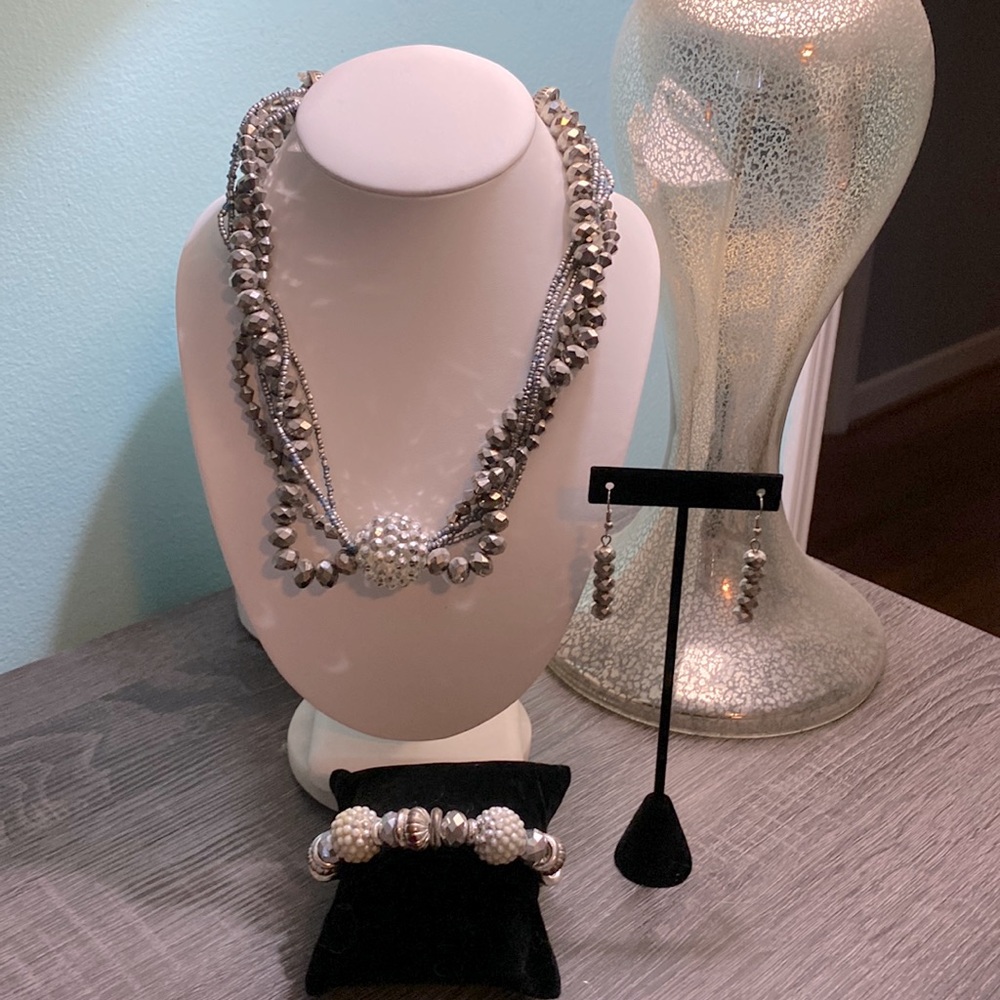 3 piece matching jewelry set: